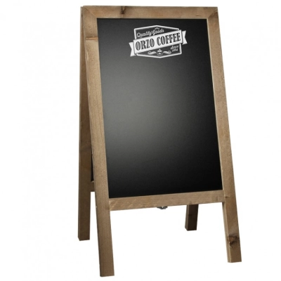 Krijtstoepbord Steigerhout 46x80 cm