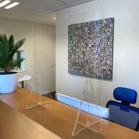 Preventiescherm 64x100cm Staand met opening