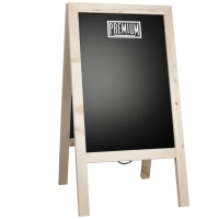 Krijtstoepbord Steigerhout Blank 46x80 cm